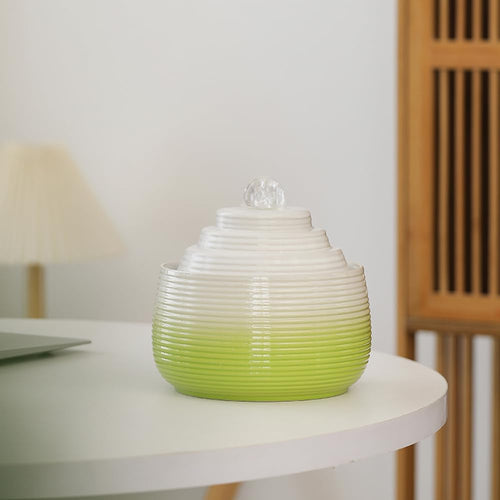 Indoor and Outdoor Fountain Water Feature Fall Ceramic Home Office Decoration mini Tabletop Desktop